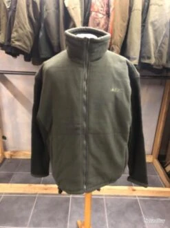 HANGAR33 VESTE POLAIRE DE CHASSE MARQUE RTC TAILLE 3XL MANCHES TRICOT